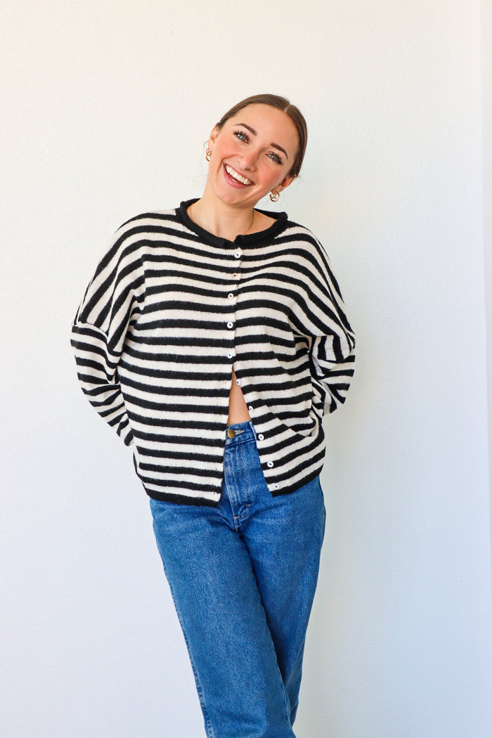 Small / Black Striped