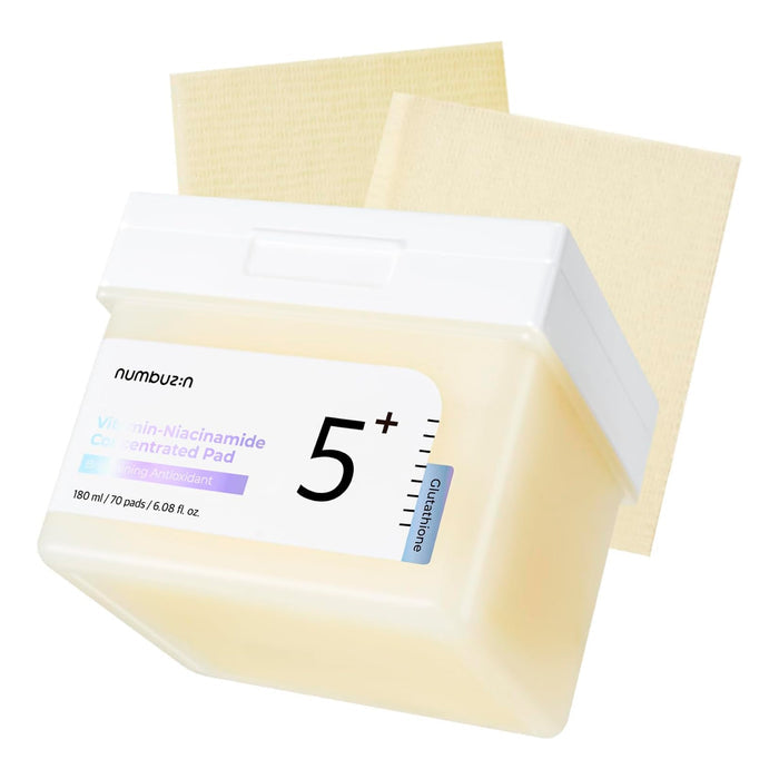 Numbuzin No.5 Vitamin-Niacinamide Concentrated Toner Pad 70Pads