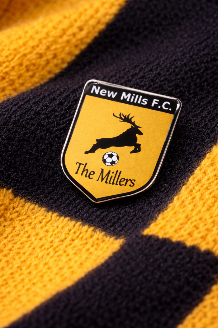 Official Crest Resin Pin Badge