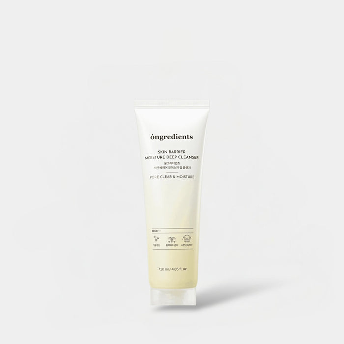 ongredients Skin Barrier Moisture Deep Cleanser 120ml المكونات: منظف عميق مرطب للبشرة - Princess Cosmetics Qatar