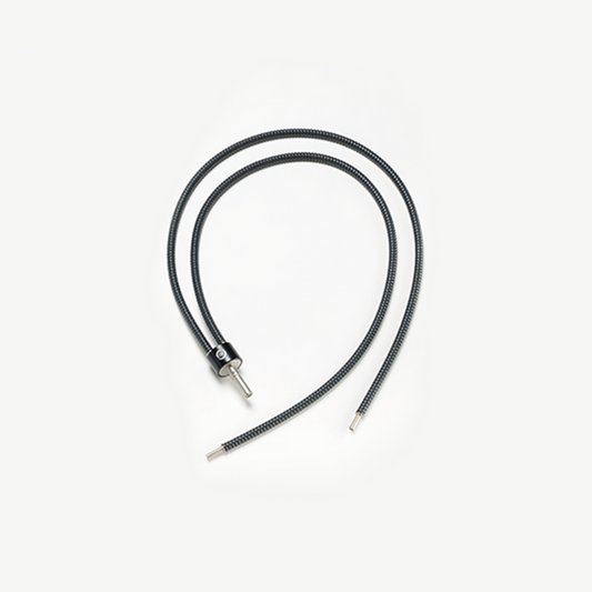 Optical Fiber Cable Length 1000mm 1000mm Dual Pipe Light Guide, SKU SCHOTT-KL-171.202, three quarter front view