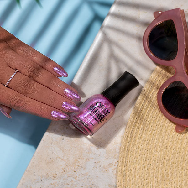 ORLY CANT JET ENOUGH BABY PINK SHIMMER BREATHABLE NAIL POLISJ