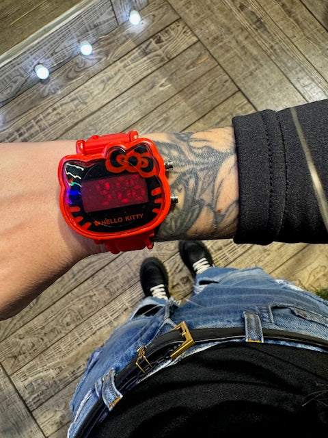 Orologio digitale Hello Kitty Red
