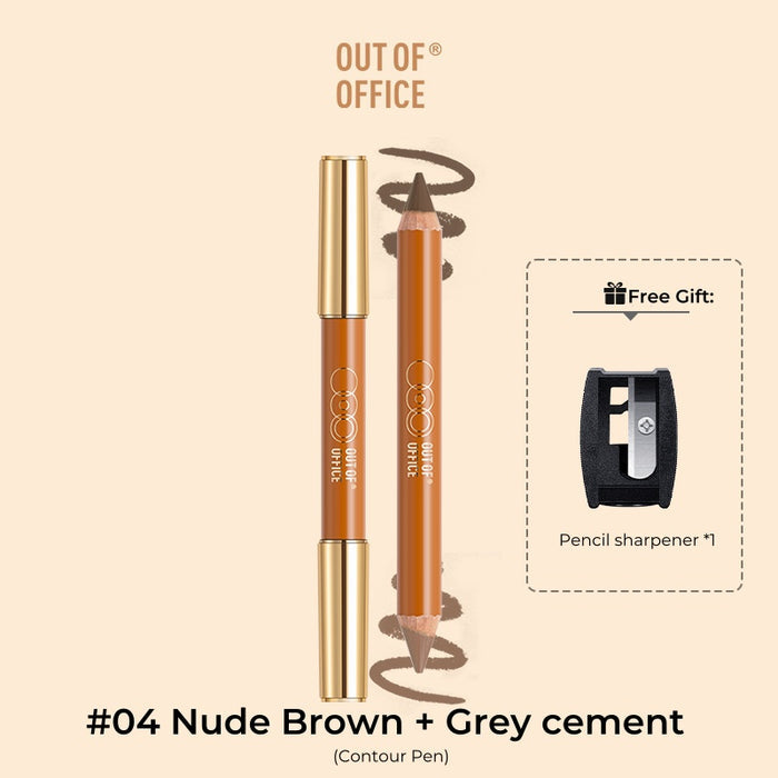 #04 Nude Brown + Grey cement (Contour Pen)