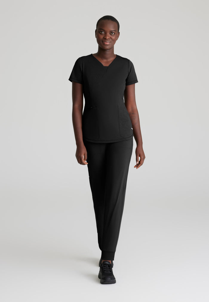 Pace Knit Jogger - Black - Grey's Anatomy Scrubs