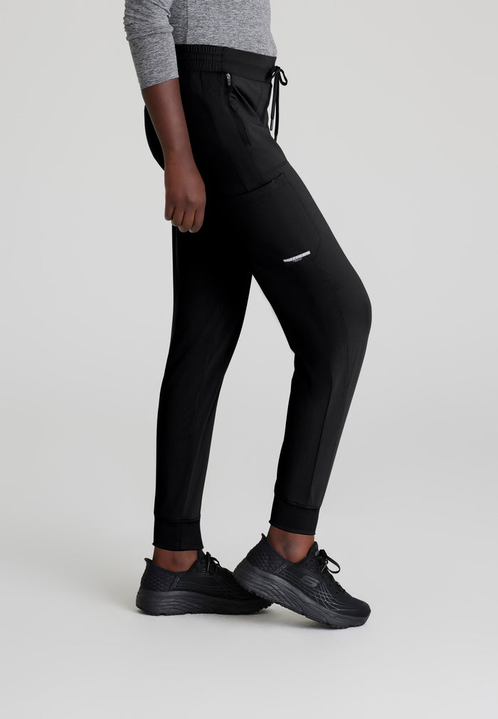 Pace Knit Jogger - Black - Grey's Anatomy Scrubs