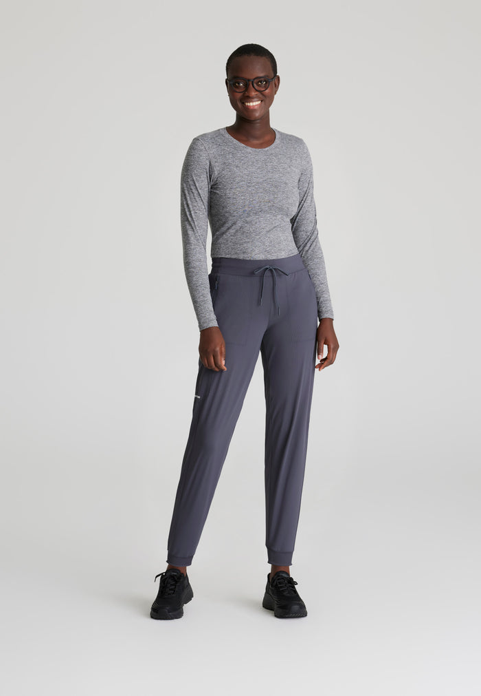 Pace Knit Jogger - Pewter - Grey's Anatomy Scrubs