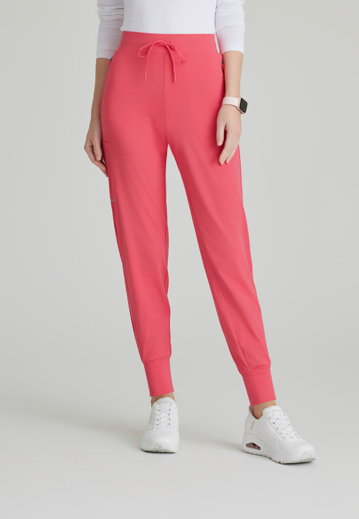 Pace Knit Jogger - Punch Pink - Grey's Anatomy Scrubs