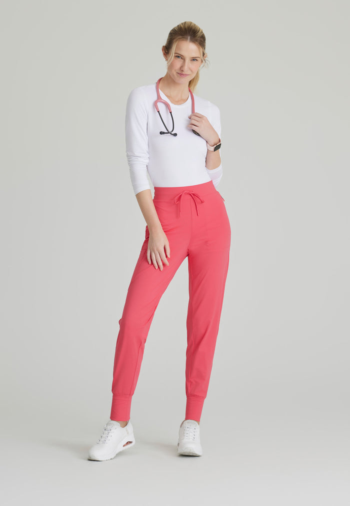 Pace Knit Jogger - Punch Pink - Grey's Anatomy Scrubs