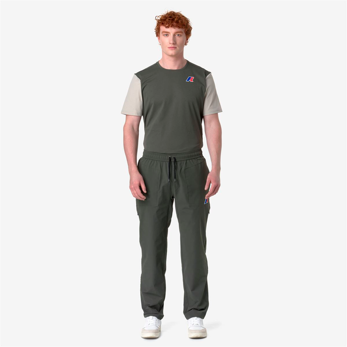 Pantalón K-Way Leonardo Fioravanti Med Green Blackish
