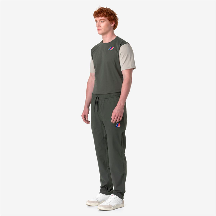 Pantalón K-Way Leonardo Fioravanti Med Green Blackish