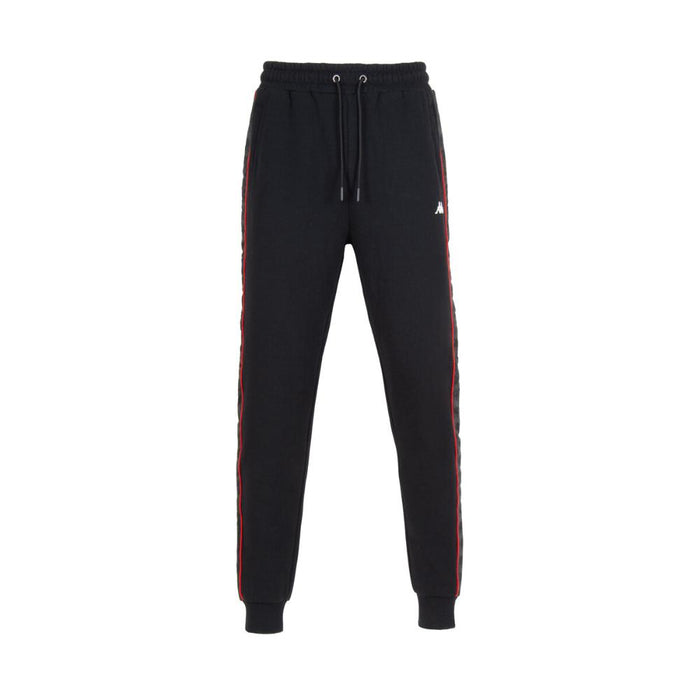 Pantalon Men Black Banda Black Red