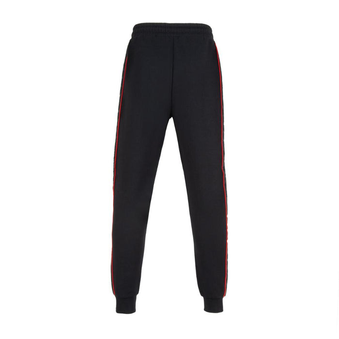 Pantalon Men Black Banda Black Red