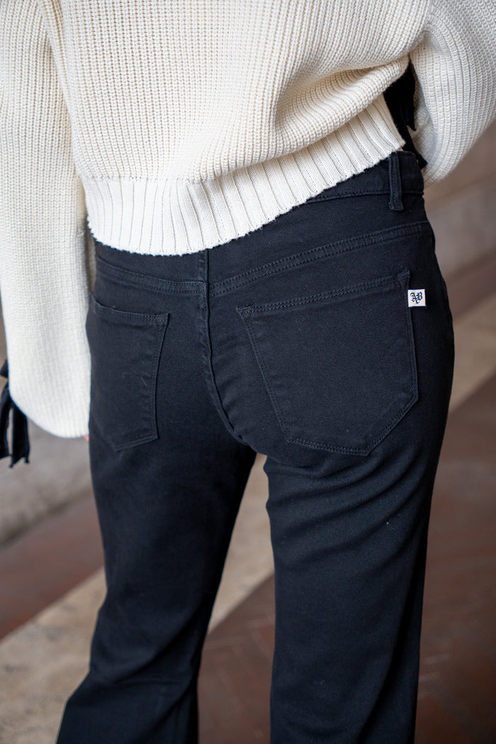 Pantalone Denim Black Jeans Aniye By