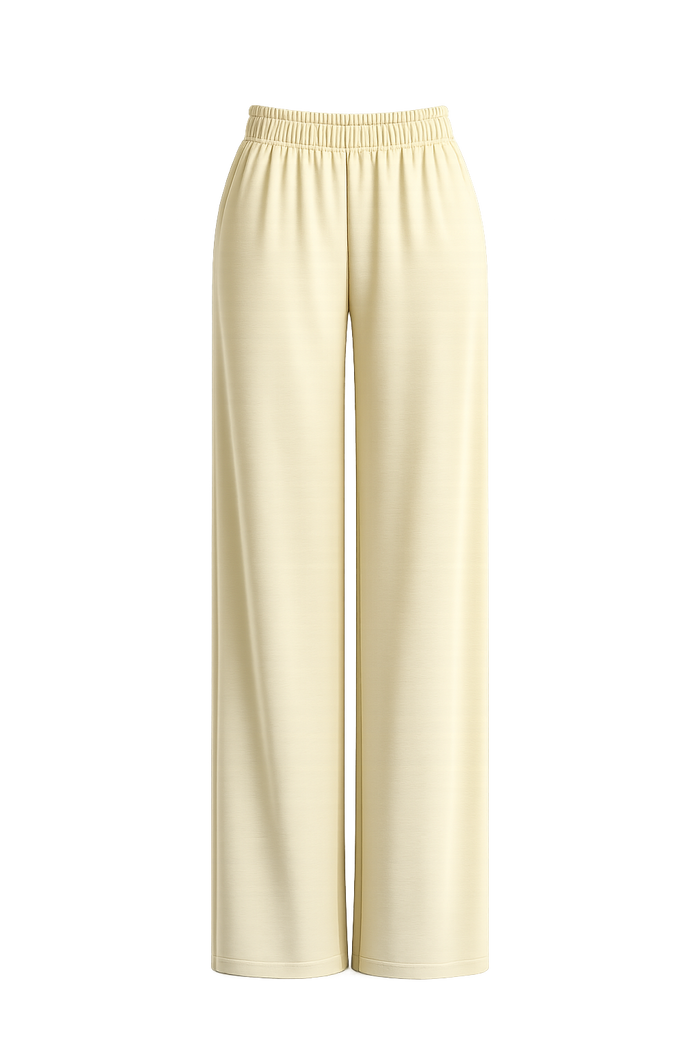 Pantalone Palazzo Tuta Giallo