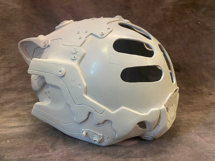 PATREON ONLY- SHITTY KITTY HELMET BLANK READY TO PAINT