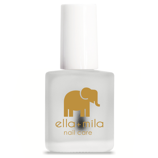 Pearl Drops satin top coat bottle – ella+mila nail care