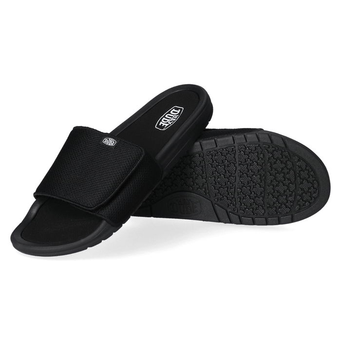 Phoenix Basic Knit Heren Slippers Black
