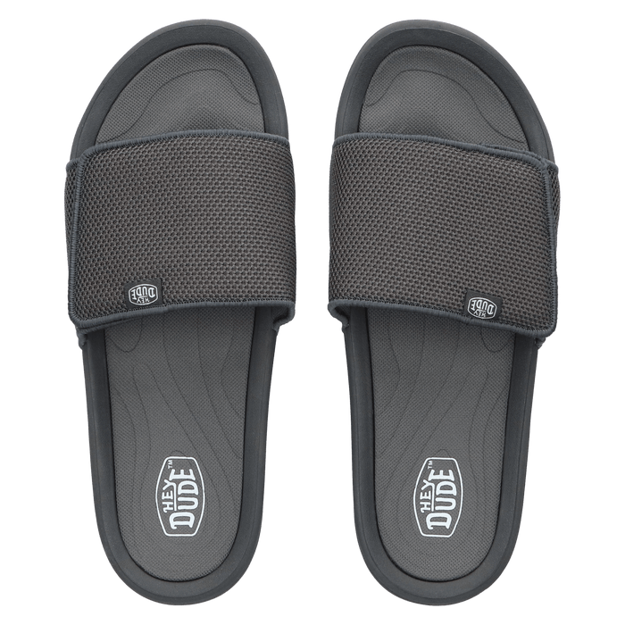 Phoenix Basic Knit Heren Slippers Grey