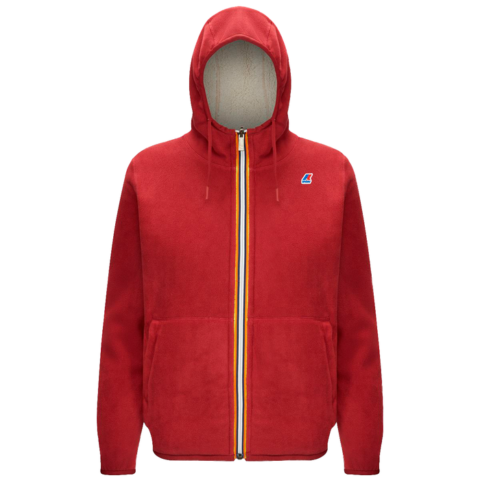 Polar Women Reversible K-Way Lily Red Dark Beige Grey