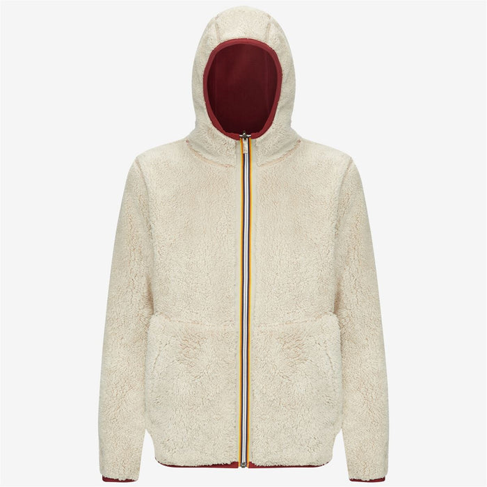 Polar Women Reversible K-Way Lily Red Dark Beige Grey