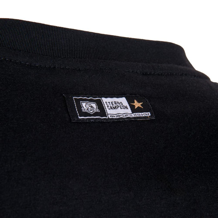 Polera Colo Colo Hombre El Popular Negro