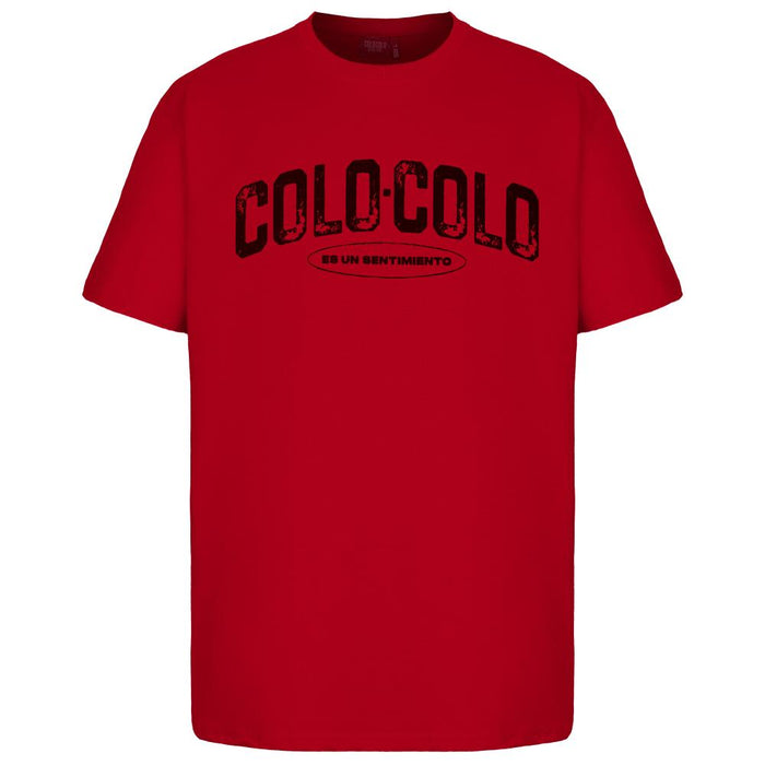 Polera Colo Colo Hombre Es un sentimiento Rojo