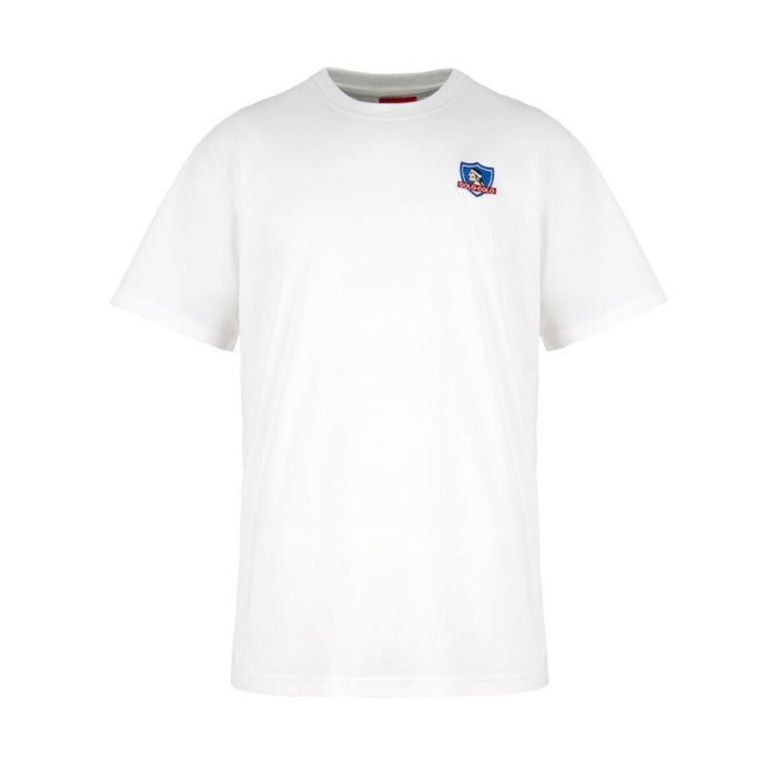 Polera Colo Colo Hombre Insignia Blanco