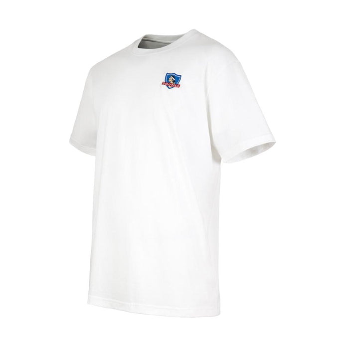 Polera Colo Colo Hombre Insignia Blanco