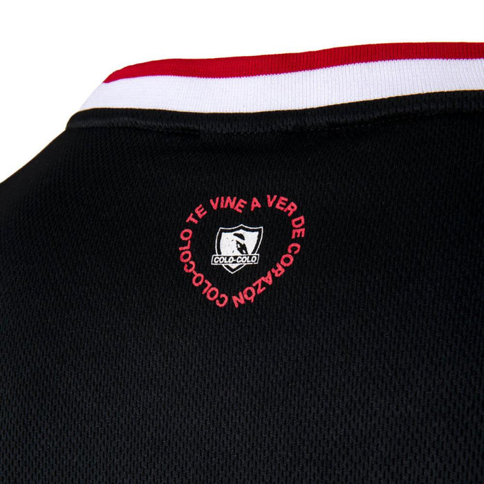 Polera Colo Colo Hombre Sin Manga Negro