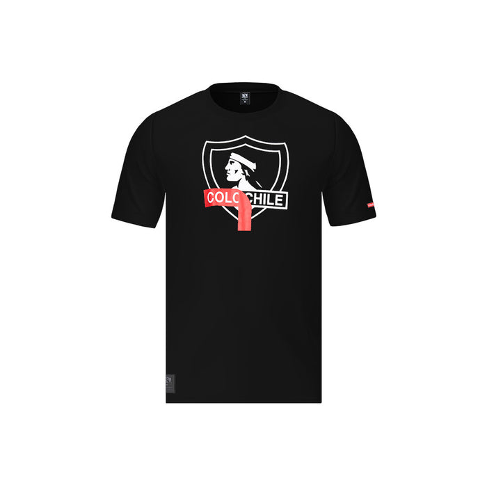 Polera Colo Colo Urbano Centenario Hombre Negro Es Chile