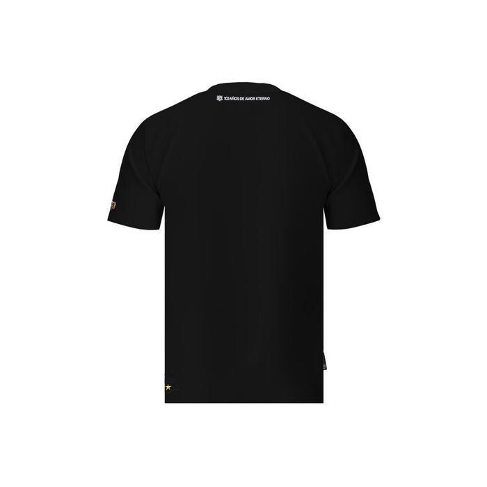 Polera Colo Colo Urbano Centenario Hombre Negro "Ya son 100 años y tu?"