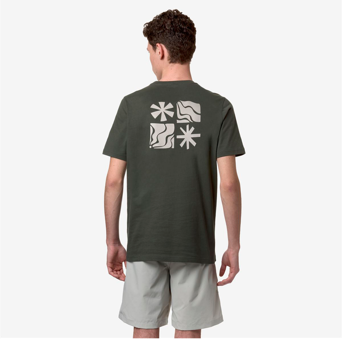 Polera K-Way Leonardo Fioravanti Odom Bgreen Blackish