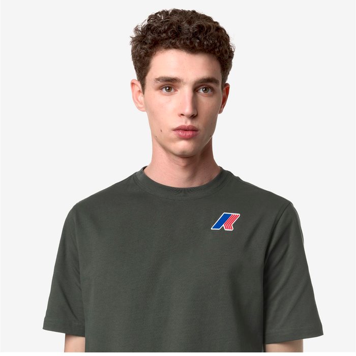 Polera K-Way Leonardo Fioravanti Odom Bgreen Blackish
