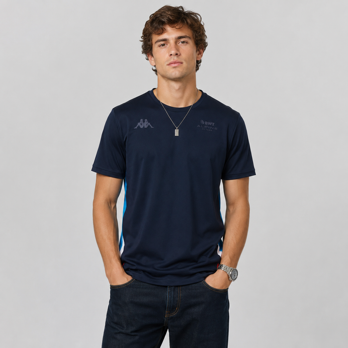 Polera Kappa Men Anser Alpine F1 Blue Navy