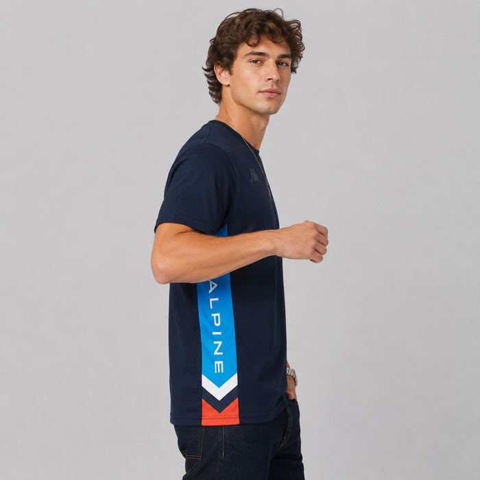 Polera Kappa Men Anser Alpine F1 Blue Navy