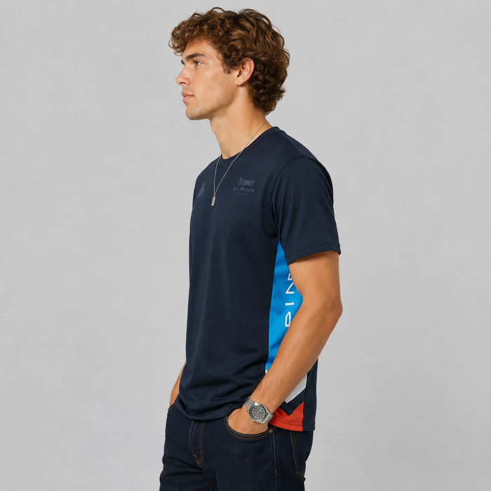 Polera Kappa Men Anser Alpine F1 Blue Navy