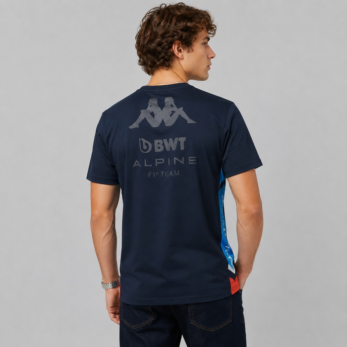 Polera Kappa Men Anser Alpine F1 Blue Navy