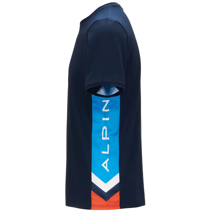 Polera Kappa Men Anser Alpine F1 Blue Navy