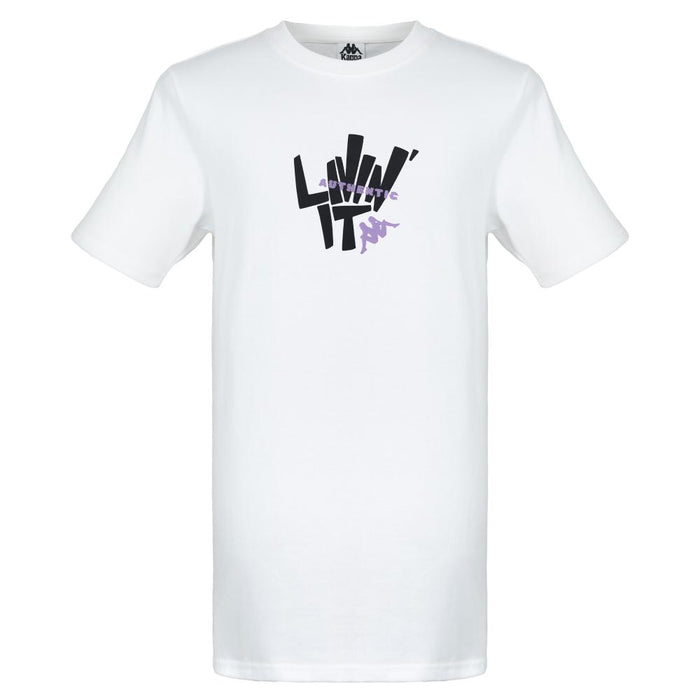 Polera Kappa Men Livin' It White
