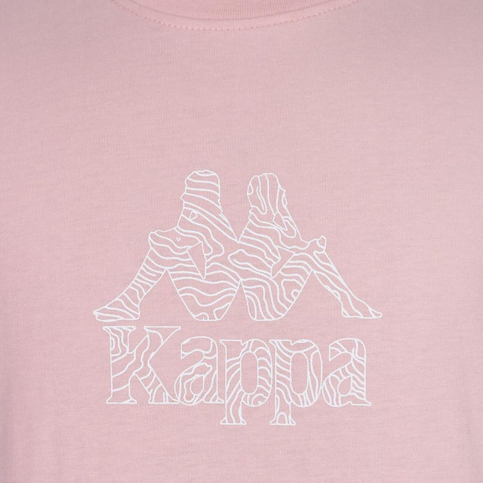 Polera Kappa Men Logo Topographic Light Pink