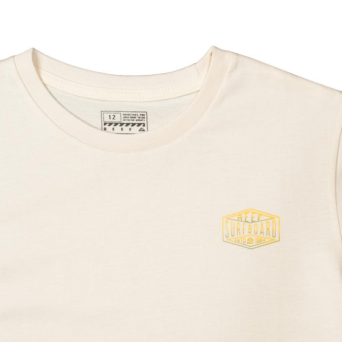 Polera Niño Reef Surfboard Amarillo