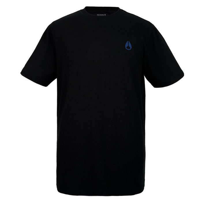 Polera Nixon Men Black Iguana Blue Fuchsia