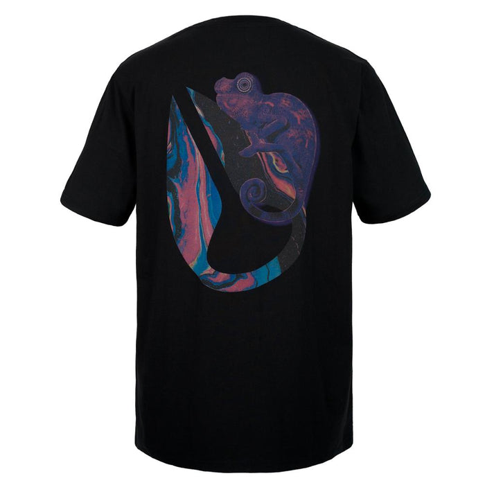 Polera Nixon Men Black Iguana Blue Fuchsia