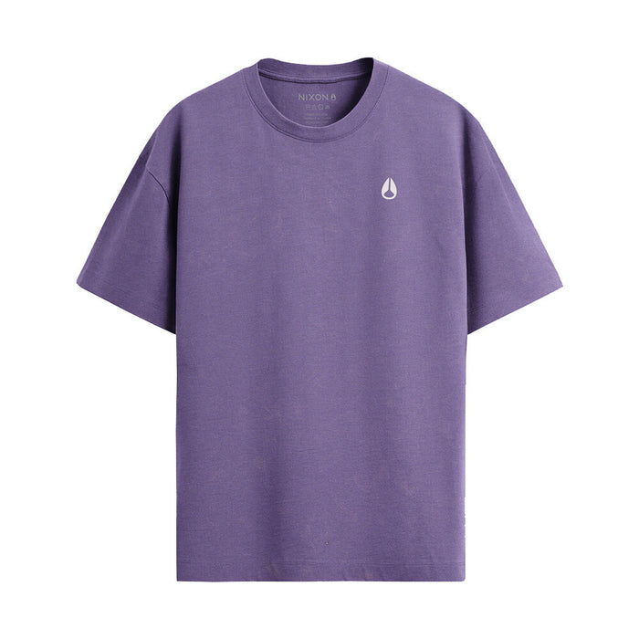 Polera Nixon Men Crocodile Light Purple
