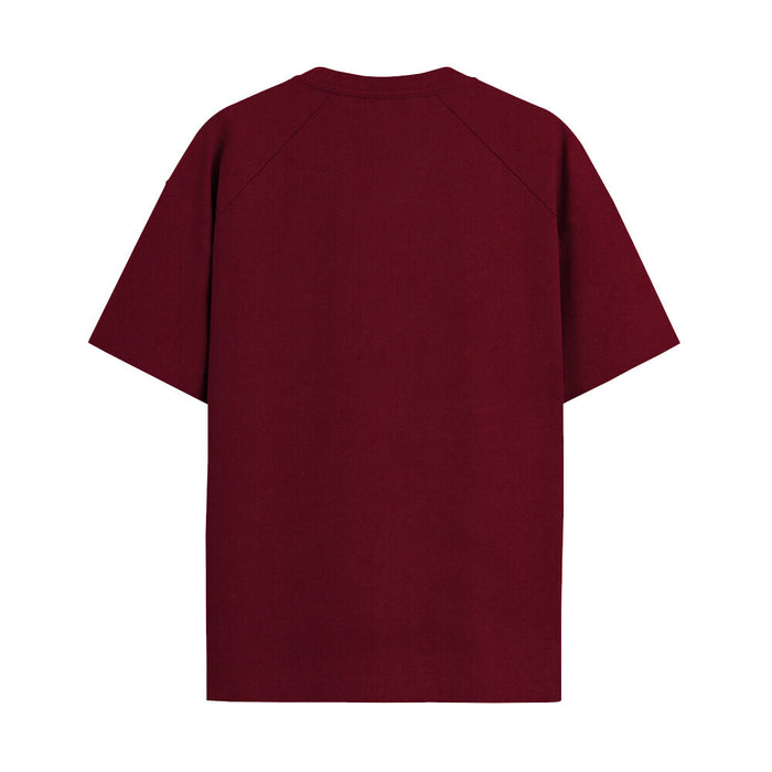 Polera Nixon Men Tiny Logo Burgundy