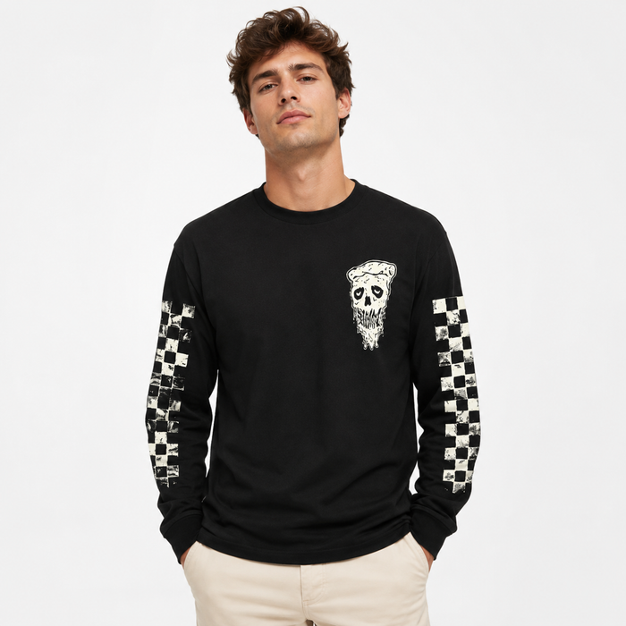 Polera Stance Manga Larga Hot And Fresh Black