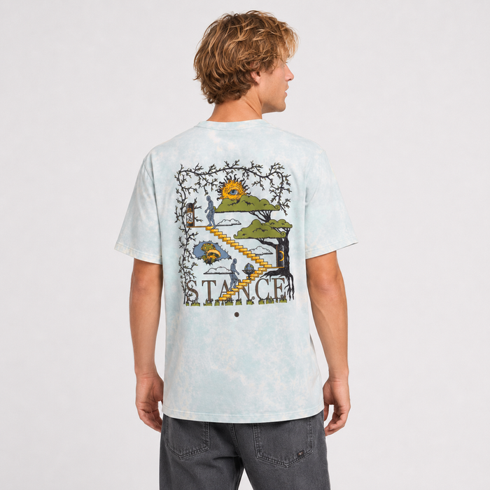 Polera Stance Sol Blue Washed