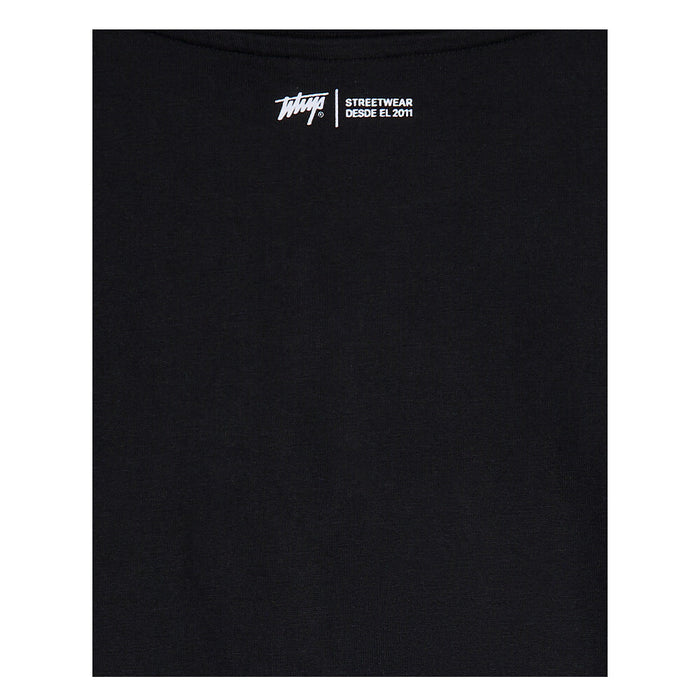 Polera Whatup Hombre Icon Logo Black White