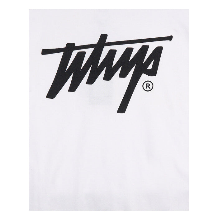 Polera Whatup Hombre Icon Logo White Black